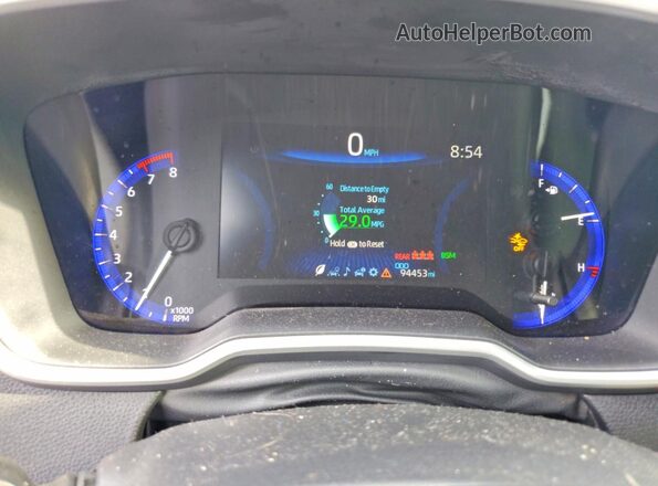 JTNA4MBE6M3113556 2021 TOYOTA COROLLA Черный Вид щитка приборов