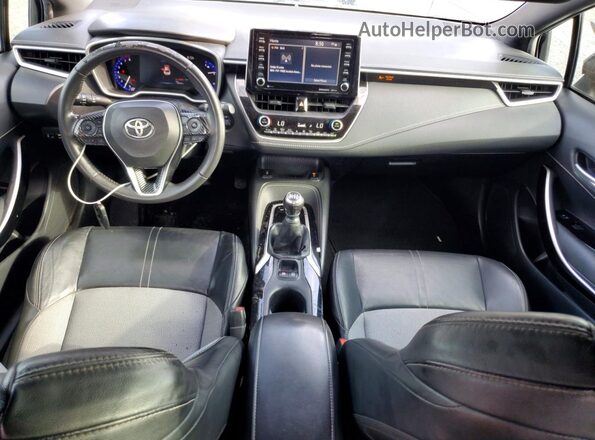 JTNA4MBE6M3113556 2021 TOYOTA COROLLA Черный Вид панели приборов