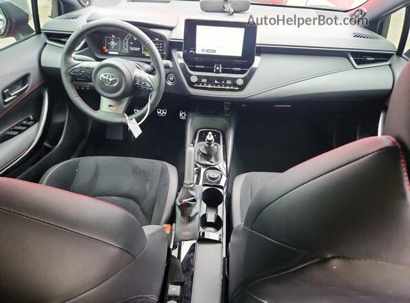 JTNABAAE1SA019714 2025 TOYOTA GR Burgundy Առջևի վահանակի տեսք