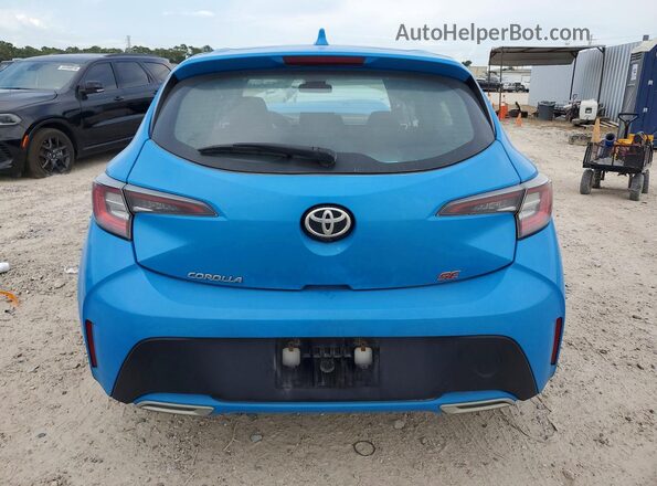 JTNB4MBE9M3134695 2021 TOYOTA COROLLA Blue Հետևի տեսք