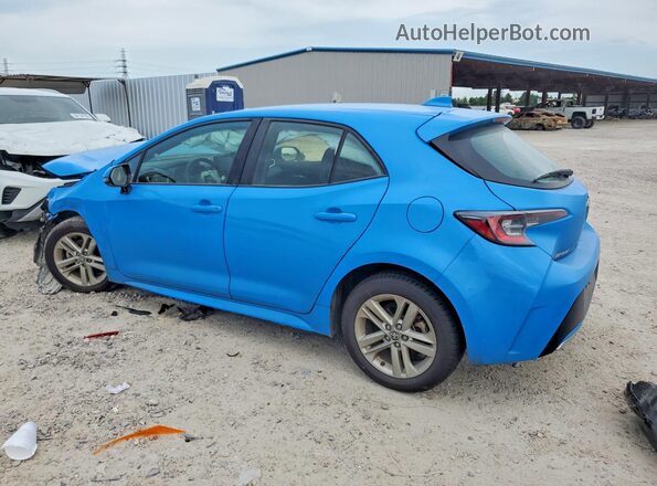 JTNB4MBE9M3134695 2021 TOYOTA COROLLA Blue Հետևի ձախ