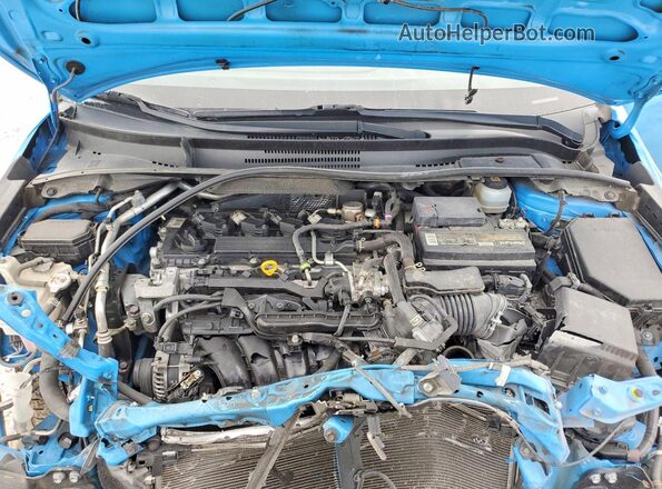 JTNB4MBE9M3134695 2021 TOYOTA COROLLA Blue Սալոնի հետևի տեսք