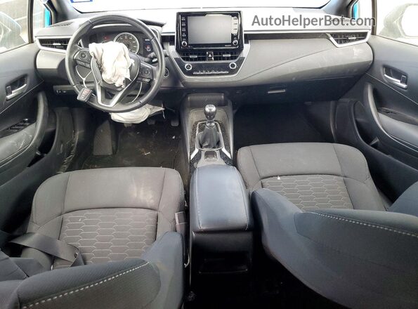 JTNB4MBE9M3134695 2021 TOYOTA COROLLA Blue Առջևի վահանակի տեսք
