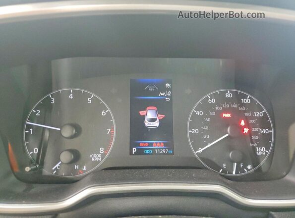 JTND4MBE4T3257232 2026 TOYOTA COROLLA White Instrument cluster view