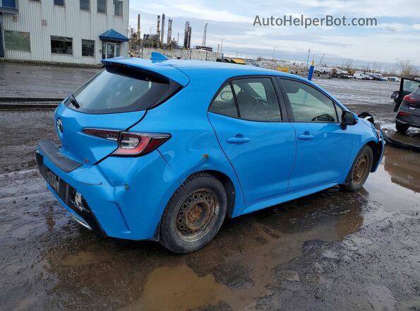 JTNK4RBE0K3017713 2019 TOYOTA COROLLA Blue Задня права чверть