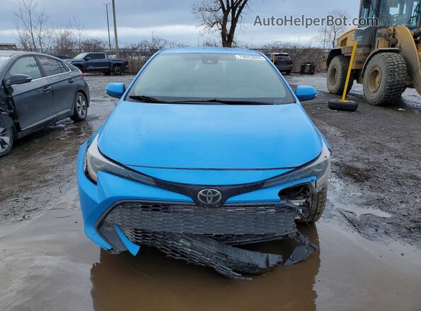 JTNK4RBE0K3017713 2019 TOYOTA COROLLA Blue Вид спереду