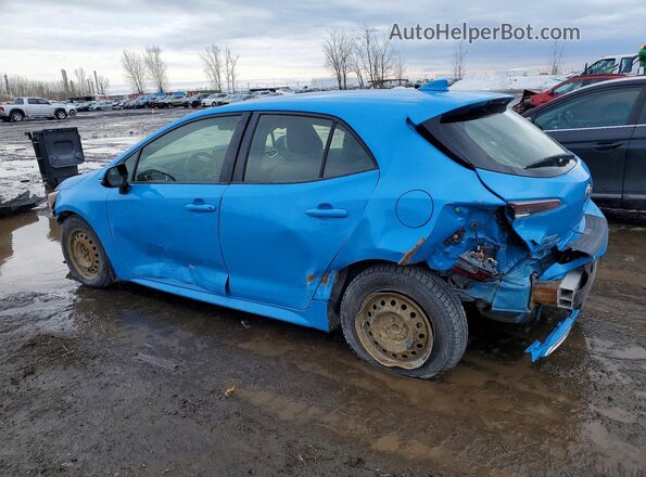 JTNK4RBE0K3017713 2019 TOYOTA COROLLA Blue Задня ліва чверть