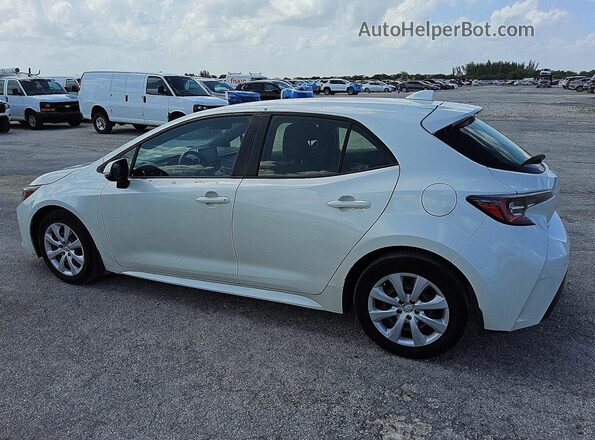 JTNK4RBE0K3025360 2019 TOYOTA COROLLA Белый Задняя левая четверть
