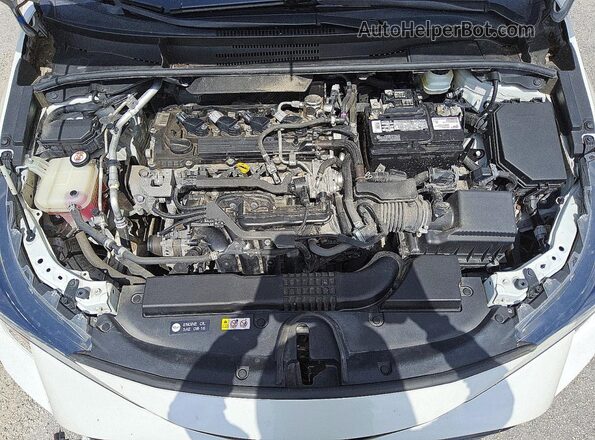 JTNK4RBE0K3025360 2019 TOYOTA COROLLA Белый Вид задней части салона