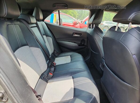 JTNK4RBEXK3040447 2019 TOYOTA COROLLA Brown Вид задніх сидінь