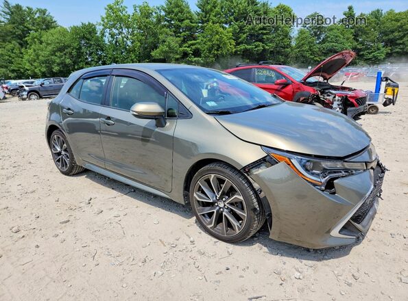 JTNK4RBEXK3040447 2019 TOYOTA COROLLA Brown Передня права чверть
