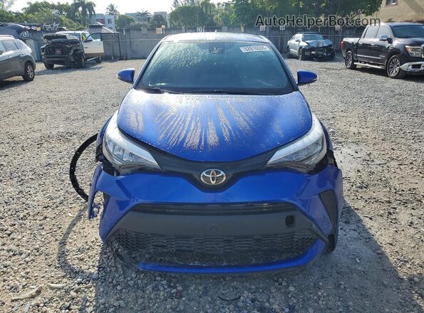 JTNKHMBX1M1118735 2021 TOYOTA C-HR Blue Front view