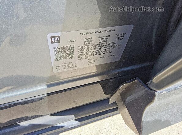 KL47LBEP0SB064192 2025 BUICK OTHER Silver ძრავის განყოფილების ხედი