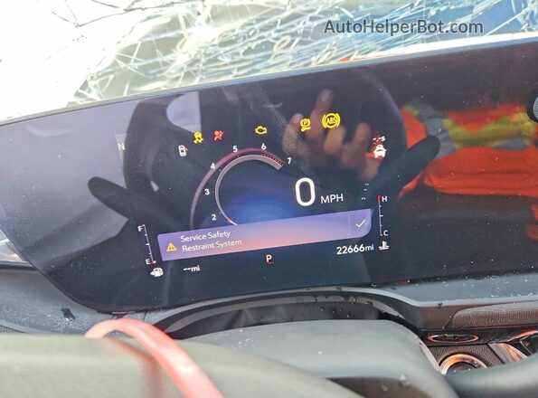 KL47LBEP4SB221304 2025 BUICK OTHER Black Instrument cluster view
