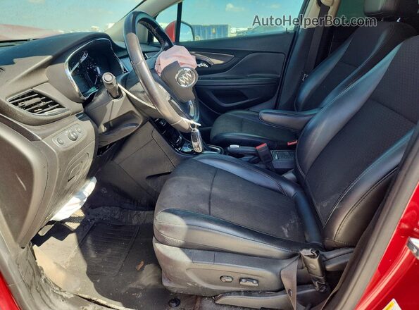 KL4CJ1SM9KB710886 2019 BUICK ENCORE Red Widok wnętrza z przodu