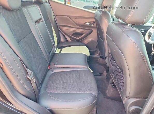 KL4CJASB0HB056836 2017 BUICK ENCORE Black Вид задньої частини салону