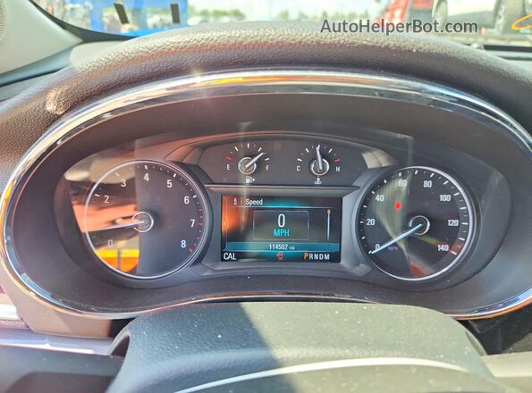 KL4CJASB0HB056836 2017 BUICK ENCORE Black Вид щитка приладів