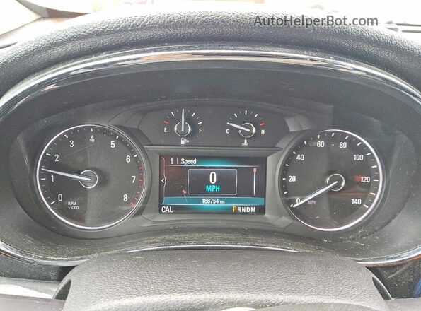 KL4CJASB0HB061180 2017 BUICK ENCORE Серебряный Вид щитка приборов