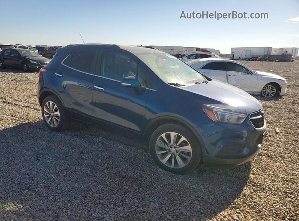 KL4CJASB0KB743189 2019 BUICK ENCORE Синий Передняя правая четверть