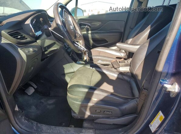 KL4CJASB0KB743189 2019 BUICK ENCORE Синий Вид салона спереди