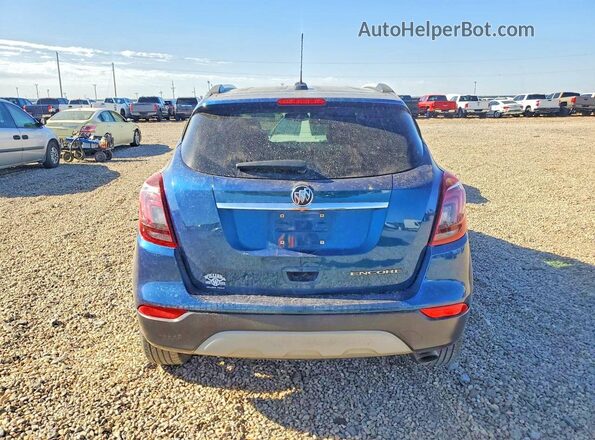 KL4CJASB0KB743189 2019 BUICK ENCORE Синий Вид сзади