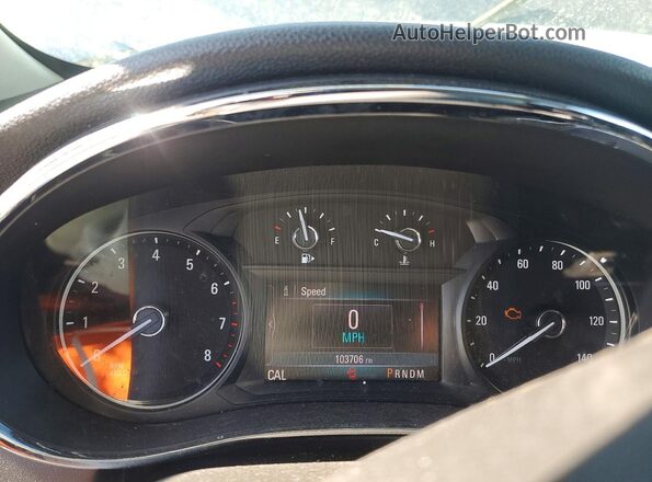 KL4CJASB0KB743189 2019 BUICK ENCORE Синий Вид щитка приборов