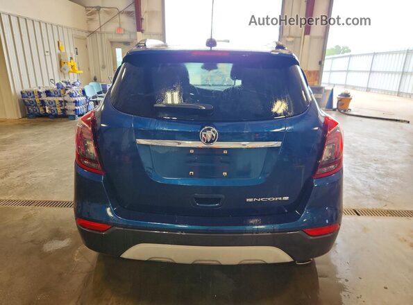 KL4CJASB0KB762809 2019 BUICK ENCORE Синий Вид сзади