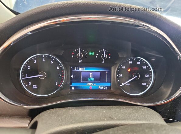 KL4CJASB0KB762809 2019 BUICK ENCORE Синий Вид щитка приборов