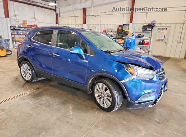 KL4CJASB0KB762809 2019 BUICK ENCORE Синий Передняя правая четверть