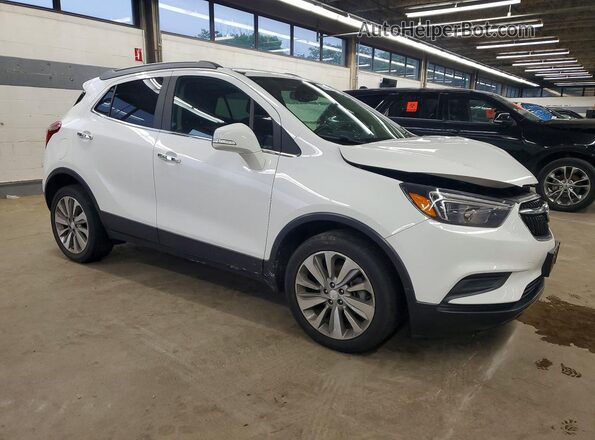 KL4CJASB1KB700142 2019 BUICK ENCORE Белый Передняя правая четверть