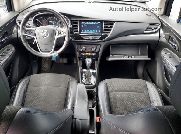 KL4CJASB3HB054952 2017 BUICK ENCORE Синий Вид панели приборов