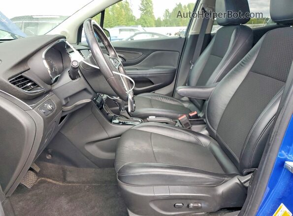 KL4CJASB3HB054952 2017 BUICK ENCORE Синий Вид салона спереди