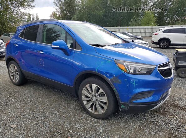 KL4CJASB3HB054952 2017 BUICK ENCORE Синий Передняя правая четверть