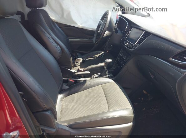 KL4CJASB4HB051557 2017 BUICK ENCORE Red Widok wnętrza z przodu