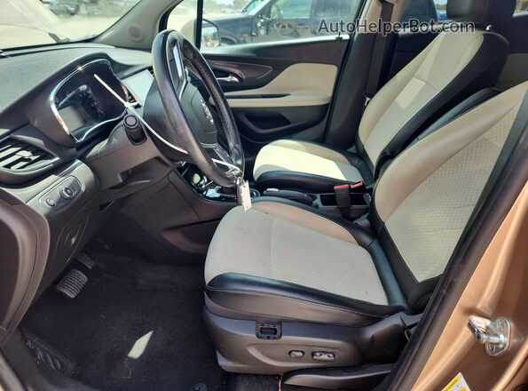 KL4CJASB4JB679902 2018 BUICK ENCORE Tan Front interior view