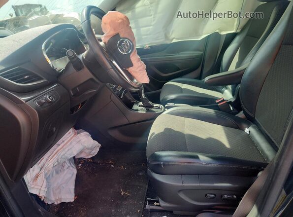 KL4CJASB6KB849209 2019 BUICK ENCORE Черный Вид салона спереди