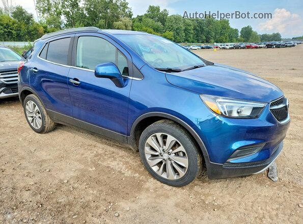 KL4CJASB6LB050175 2020 BUICK ENCORE Синий Передняя правая четверть