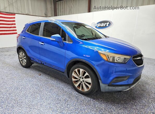 KL4CJASB7HB013286 2017 BUICK ENCORE Blue Delantero derecho