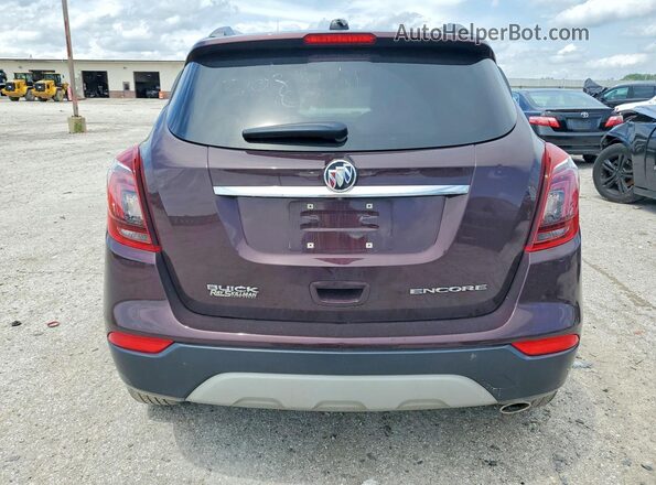 KL4CJASB7JB708924 2018 BUICK ENCORE Бордовый Вид сзади