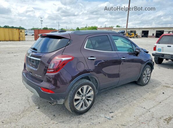 KL4CJASB7JB708924 2018 BUICK ENCORE Бордовый Задняя правая четверть