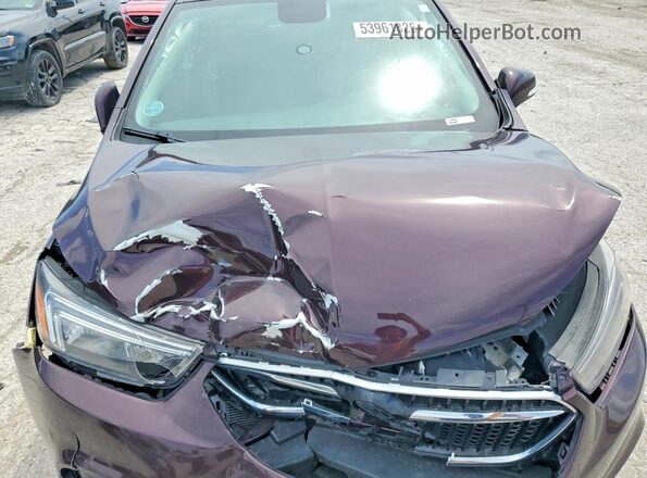 KL4CJASB7JB708924 2018 BUICK ENCORE Бордовый Вид подкапотного пространства