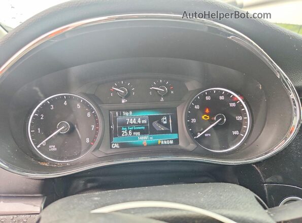 KL4CJESB2JB535398 2018 BUICK ENCORE Tan ხელსაწყოთა პანელის ხედი