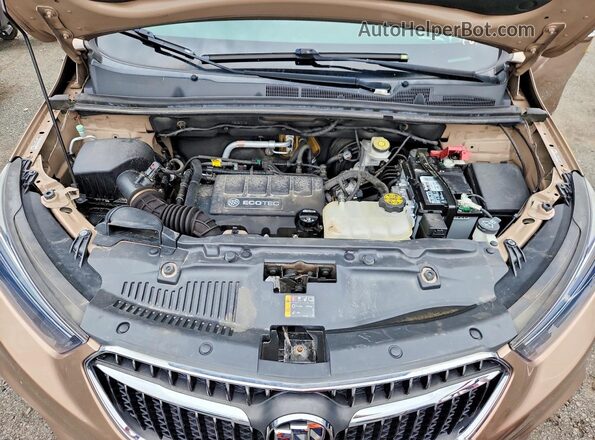 KL4CJESB3KB834707 2019 BUICK ENCORE Tan Widok komory silnika