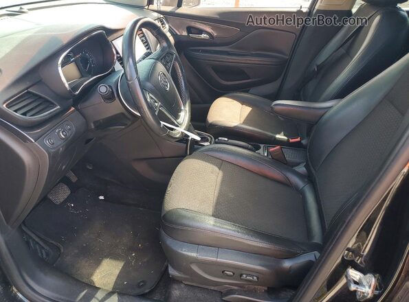 KL4CJFSB2JB608422 2018 BUICK ENCORE Black Widok wnętrza z przodu