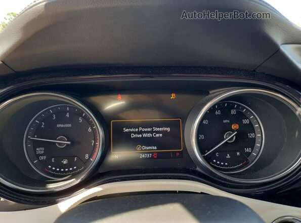 KL4MMBS27PB042707 2023 BUICK ENCORE White Instrument cluster view