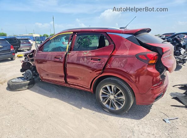 KL4MMDSL1NB136583 2022 BUICK ENCORE Red Rear left