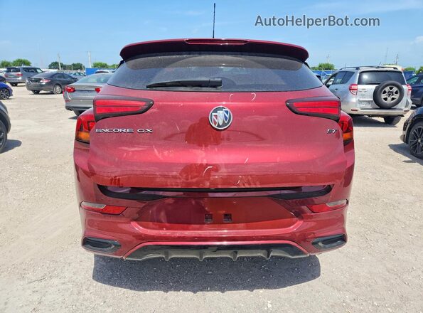 KL4MMDSL1NB136583 2022 BUICK ENCORE Red Rear view
