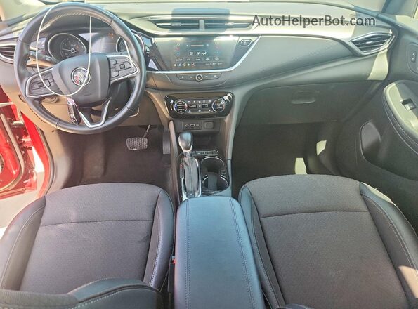 KL4MMDSL1NB136583 2022 BUICK ENCORE Red Dashboard view