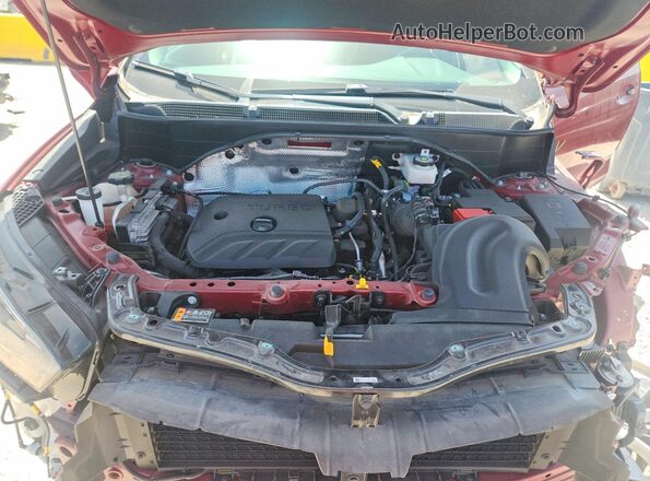KL4MMDSL1NB136583 2022 BUICK ENCORE Red Engine compartment view