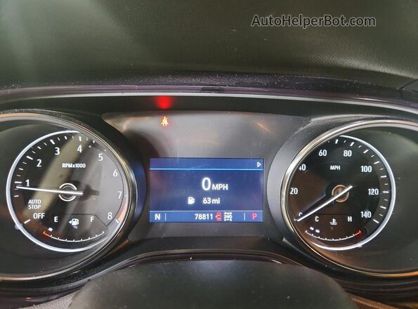 KL4MMESL6LB102285 2020 BUICK ENCORE White Widok zestawu wskaźników